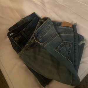 Aero/Aeropostale size 2 jeans- two pairs